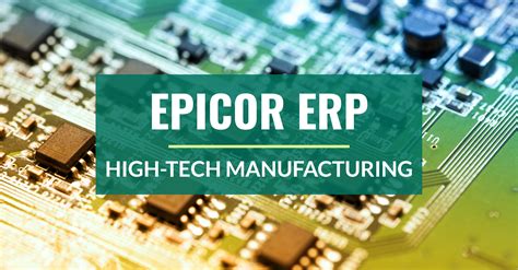 erp for electronics manufacturing|epicor for manufacturing.